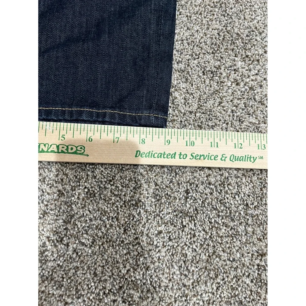 Lucky Brand 363 Vintage Straight Jeans Mens 38x30 Dark Wash Indigo Denim